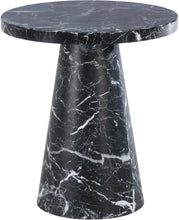 Load image into Gallery viewer, Omni Black Faux Marble End Table image