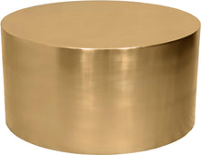 Load image into Gallery viewer, Cylinder Brushed Gold Coffee Table image