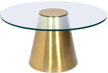 Load image into Gallery viewer, Glassimo Brushed Gold Coffee Table image