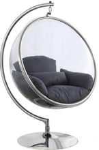 Load image into Gallery viewer, Luna Grey Durable Fabric Acrylic Swing Chair image