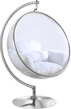 Load image into Gallery viewer, Luna White Durable Fabric Acrylic Swing Chair image