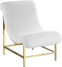 Load image into Gallery viewer, Nube White Faux Sheepskin Fur Accent Chair image