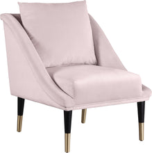Load image into Gallery viewer, Elegante Pink Velvet Accent Chair image