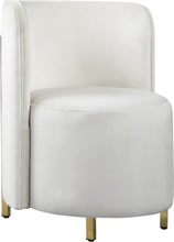 Load image into Gallery viewer, Rotunda Cream Velvet Accent Chair image
