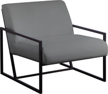 Load image into Gallery viewer, Industry Grey Faux Leather Accent Chair image