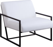 Load image into Gallery viewer, Industry White Faux Leather Accent Chair image