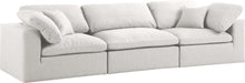 Load image into Gallery viewer, Serene Cream Linen Fabric Deluxe Cloud Modular Sofa image