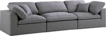 Load image into Gallery viewer, Serene Grey Linen Fabric Deluxe Cloud Modular Sofa image