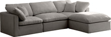 Load image into Gallery viewer, Plush Grey Velvet Standard Cloud Modular Sectional image