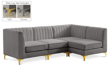 Load image into Gallery viewer, Alina Grey Velvet Modular Sectional image