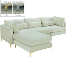 Load image into Gallery viewer, Julia Cream Velvet Modular Sectional (4 Boxes) image