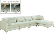 Load image into Gallery viewer, Julia Cream Velvet Modular Sectional (5 Boxes) image