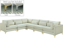 Load image into Gallery viewer, Julia Cream Velvet Modular Sectional (6 Boxes) image