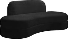 Load image into Gallery viewer, Mitzy Black Velvet Sofa image