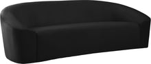 Load image into Gallery viewer, Riley Black Velvet Sofa image