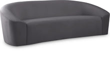Load image into Gallery viewer, Riley Grey Velvet Sofa image