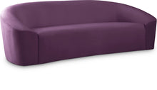 Load image into Gallery viewer, Riley Purple Velvet Sofa image