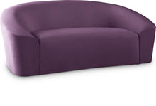 Load image into Gallery viewer, Riley Purple Velvet Loveseat image