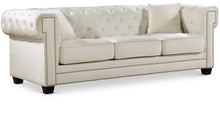 Load image into Gallery viewer, Bowery Cream Velvet Sofa image