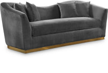 Load image into Gallery viewer, Arabella Grey Velvet Sofa image