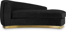 Load image into Gallery viewer, Julian Black Velvet Chaise image