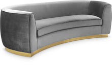 Load image into Gallery viewer, Julian Grey Velvet Sofa image