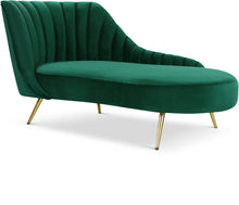 Load image into Gallery viewer, Margo Green Velvet Chaise image