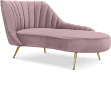 Load image into Gallery viewer, Margo Pink Velvet Chaise image