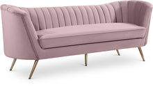 Load image into Gallery viewer, Margo Pink Velvet Sofa image