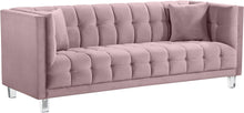 Load image into Gallery viewer, Mariel Pink Velvet Sofa image