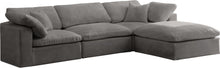 Load image into Gallery viewer, Cozy Grey Velvet Cloud Modular Sectional image