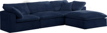 Load image into Gallery viewer, Cozy Navy Velvet Cloud Modular Sectional image