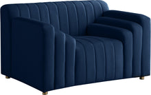 Load image into Gallery viewer, Naya Navy Velvet Chair image