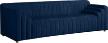 Load image into Gallery viewer, Naya Navy Velvet Sofa image