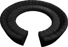 Load image into Gallery viewer, Infinity Black Velvet 12pc. Modular Sectional image