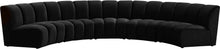 Load image into Gallery viewer, Infinity Black Velvet 5pc. Modular Sectional image