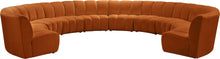 Load image into Gallery viewer, Infinity Cognac Velvet 10pc. Modular Sectional image