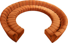 Load image into Gallery viewer, Infinity Cognac Velvet 11pc. Modular Sectional image
