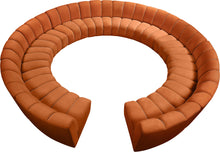 Load image into Gallery viewer, Infinity Cognac Velvet 12pc. Modular Sectional image