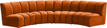 Load image into Gallery viewer, Infinity Cognac Velvet 4pc. Modular Sectional image