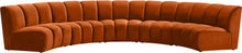 Load image into Gallery viewer, Infinity Cognac Velvet 5pc. Modular Sectional image