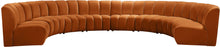 Load image into Gallery viewer, Infinity Cognac Velvet 8pc. Modular Sectional image