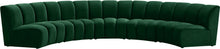 Load image into Gallery viewer, Infinity Green Velvet 5pc. Modular Sectional image