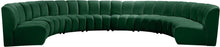 Load image into Gallery viewer, Infinity Green Velvet 8pc. Modular Sectional image