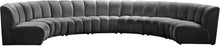 Load image into Gallery viewer, Infinity Grey Velvet 7pc. Modular Sectional image