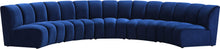 Load image into Gallery viewer, Infinity Navy Velvet 5pc. Modular Sectional image