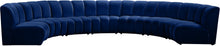 Load image into Gallery viewer, Infinity Navy Velvet 7pc. Modular Sectional image