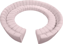 Load image into Gallery viewer, Infinity Pink Velvet 12pc. Modular Sectional image