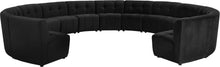 Load image into Gallery viewer, Limitless Black Velvet 13pc. Modular Sectional image