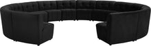 Load image into Gallery viewer, Limitless Black Velvet 14pc. Modular Sectional image